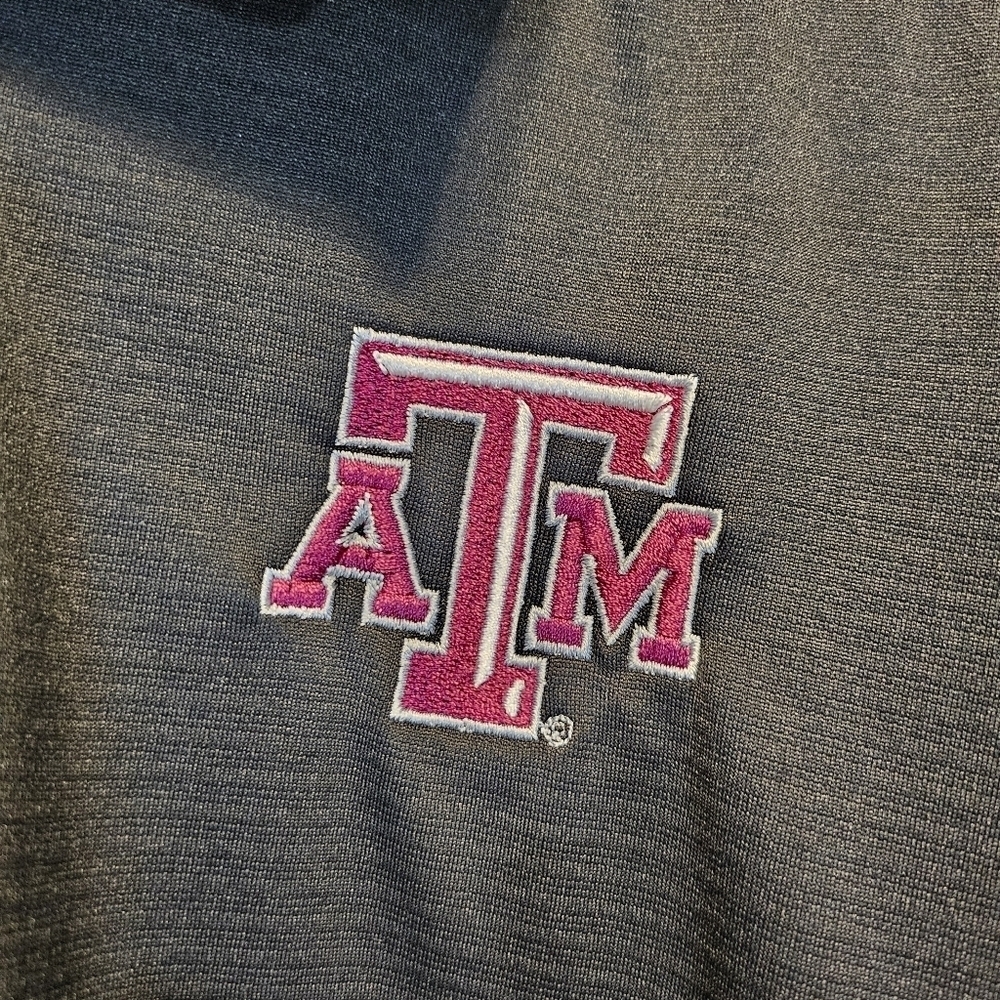 Procelebrity Texas A & M Aggies 100% Micopolyester Pull Over Shirt Size M - Picture 4 of 5